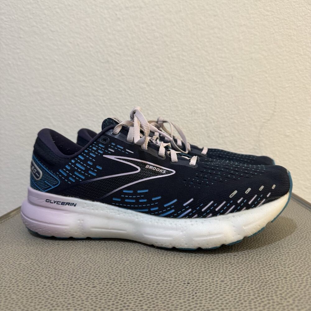 Brooks Glycerin GTS 20 Blue Lilac Running Shoes 1203701B499 Women's Sz 11